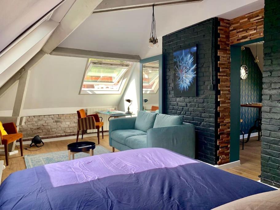 Atypique Style Loft Apartment Phalempin Luaran gambar
